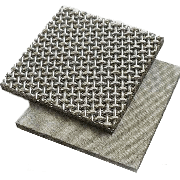 Plain sintered square weave mesh