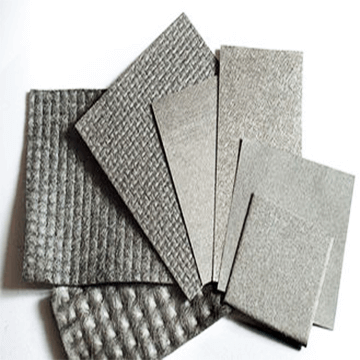 Sintered metal fiber felt