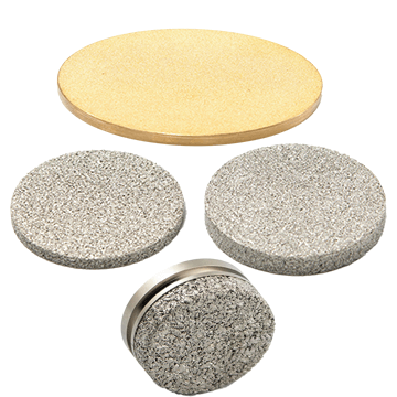 sintered powder filter discs