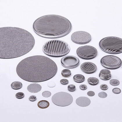 sintered stainless steel filter disc