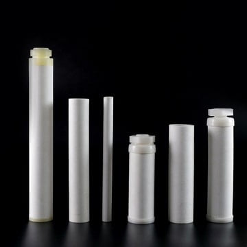 Sintered porous plastic filter cartridge